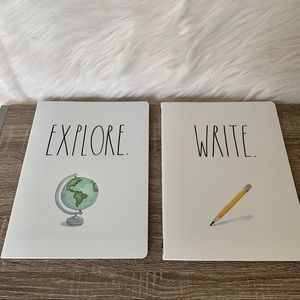 Rae Dunn Journals 2 pc. Set